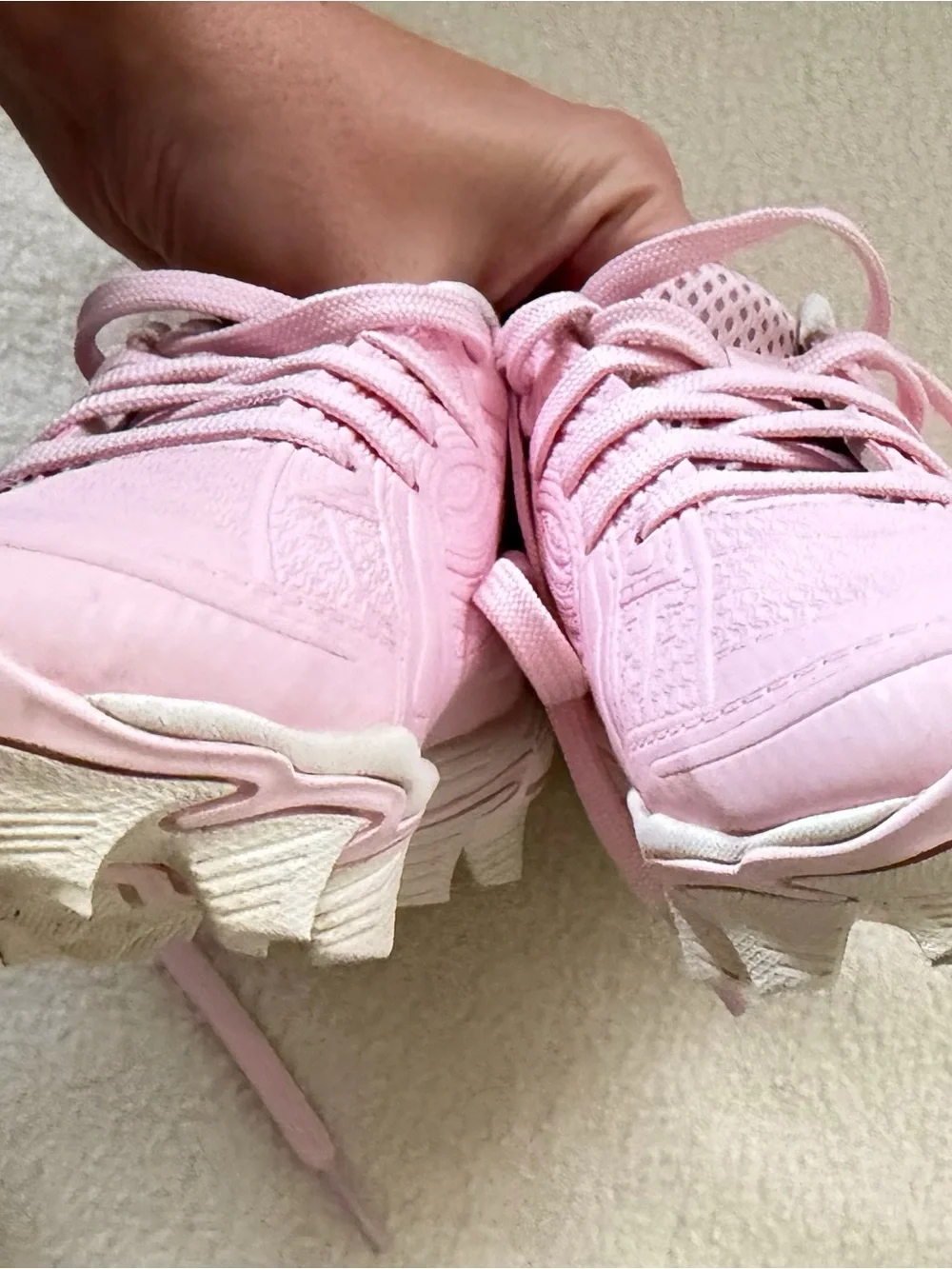 Under Armour Pink Youth Kids Softball Baseball Cleats Size 12K